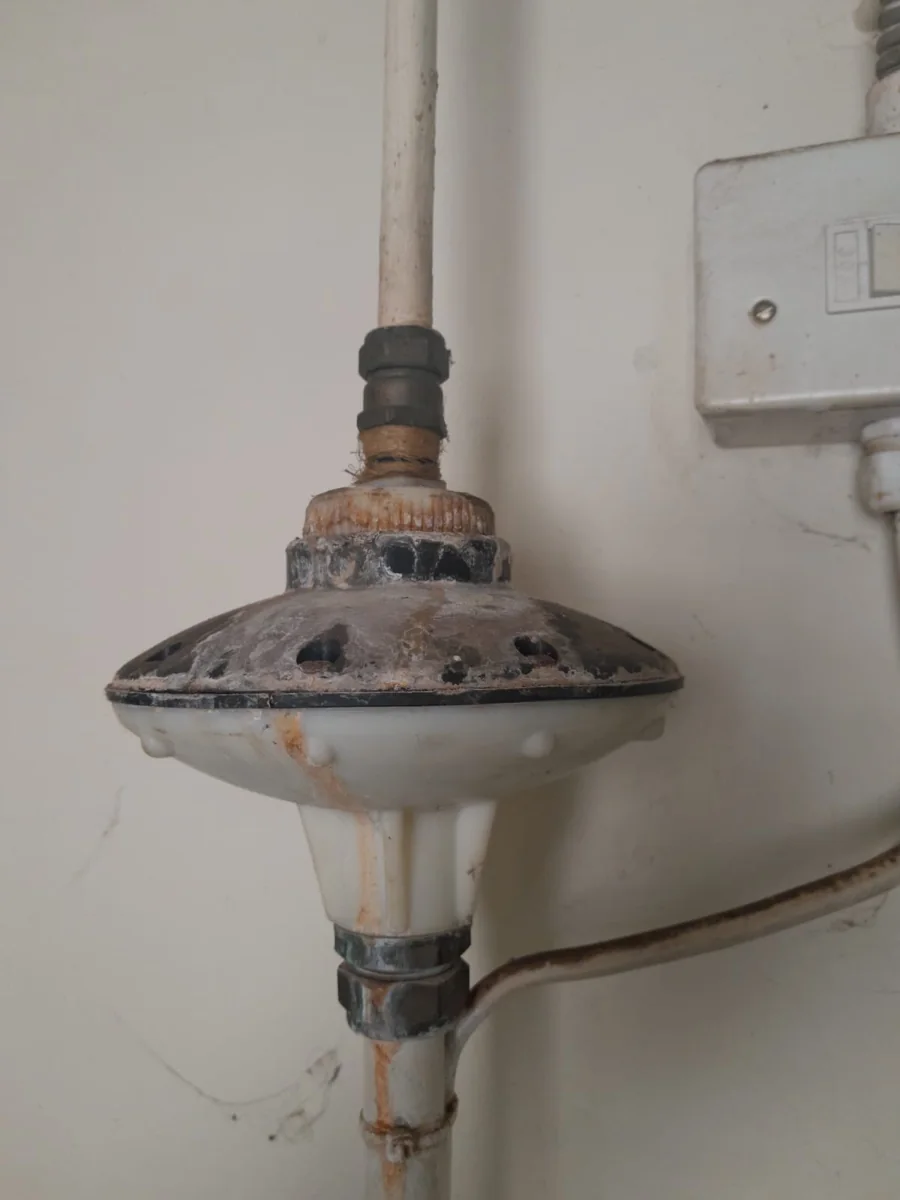 Old low pressure geyser Latco valve replaced during a Bordeaux hot water repair.