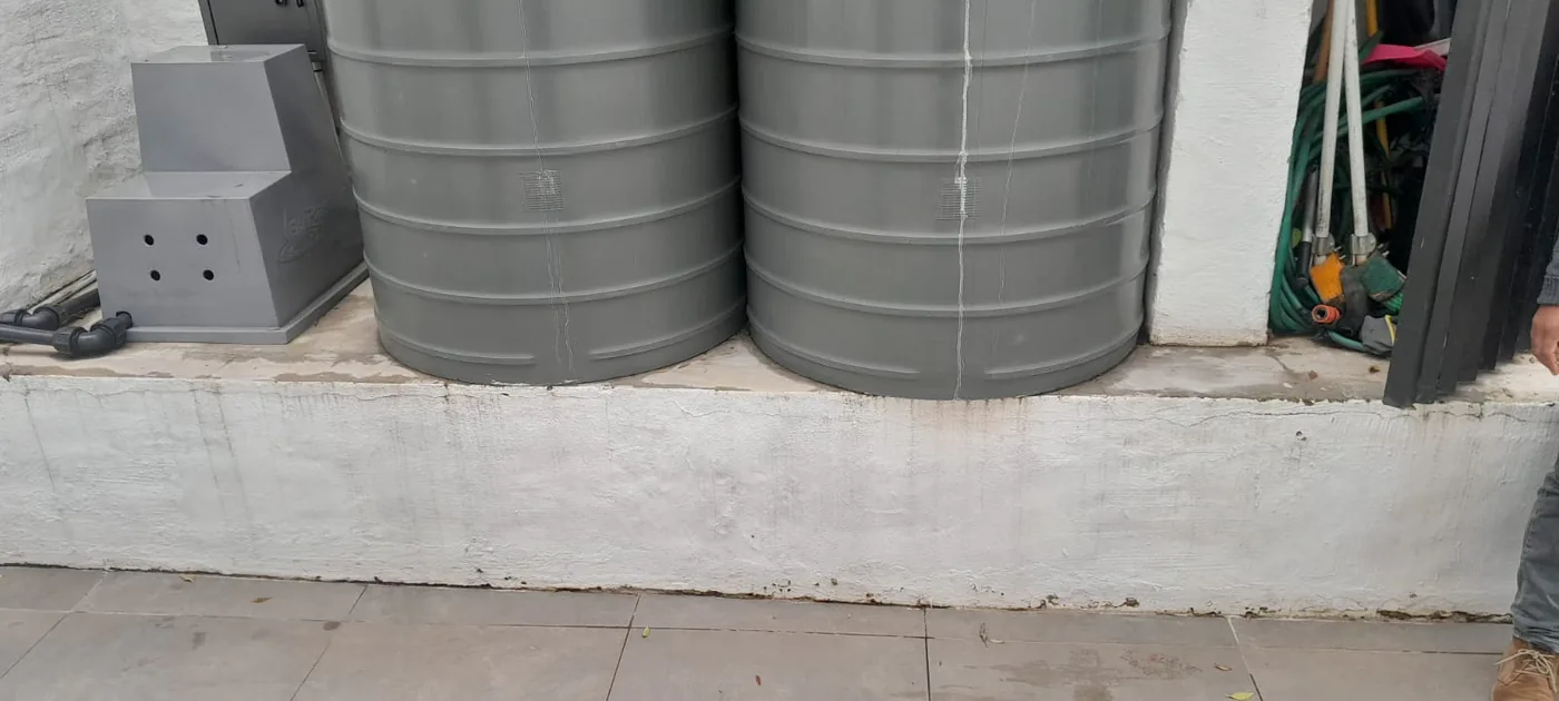 Northcliff JoJo tank system with leaking pipework repaired by Plumb A Nator