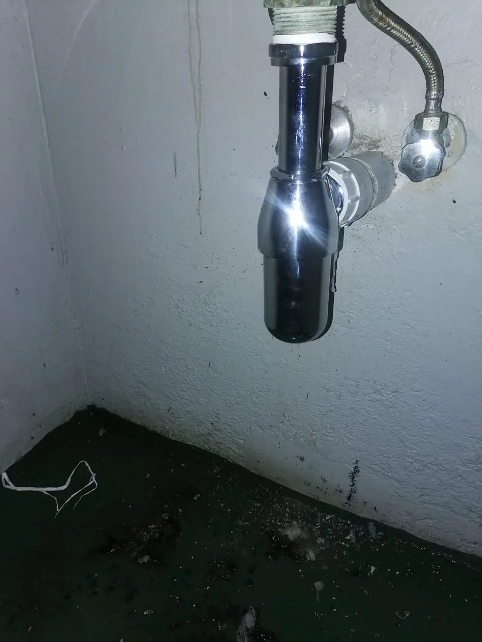 Randpark Ridge office basin bottle trap cleared beneath a sink