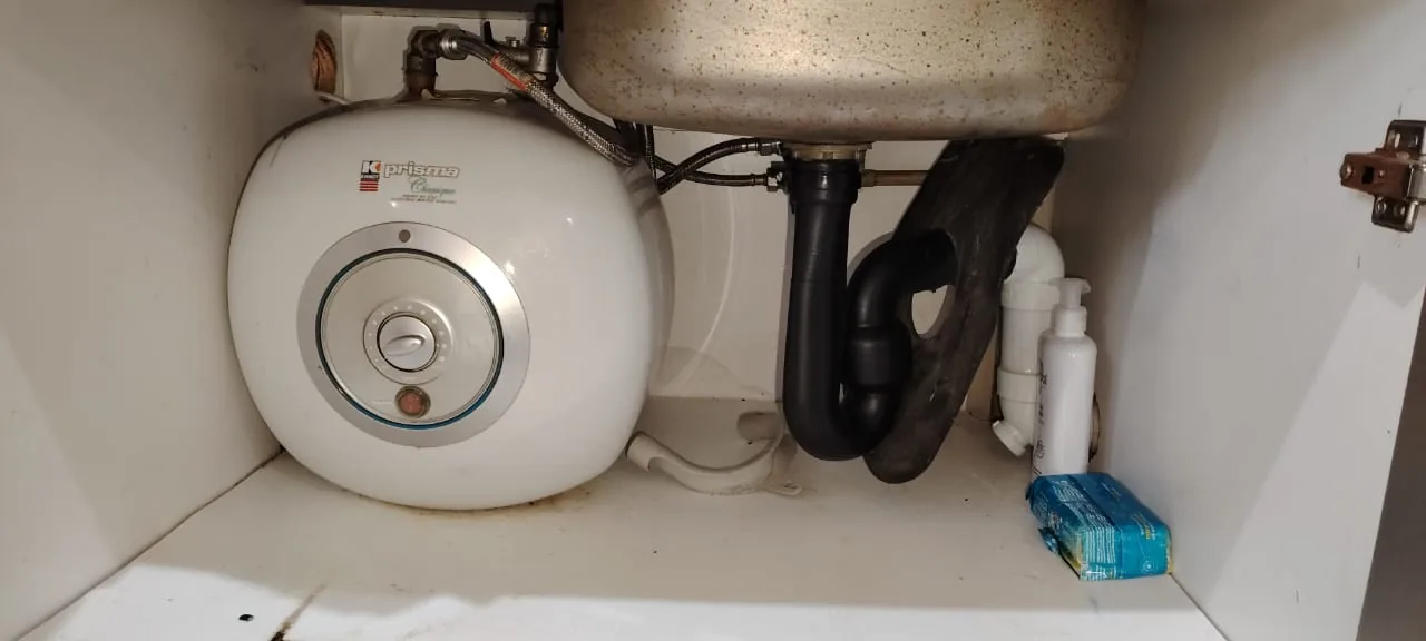Randpark Ridge office kitchen under-counter geyser replaced after it was beyond economical repair